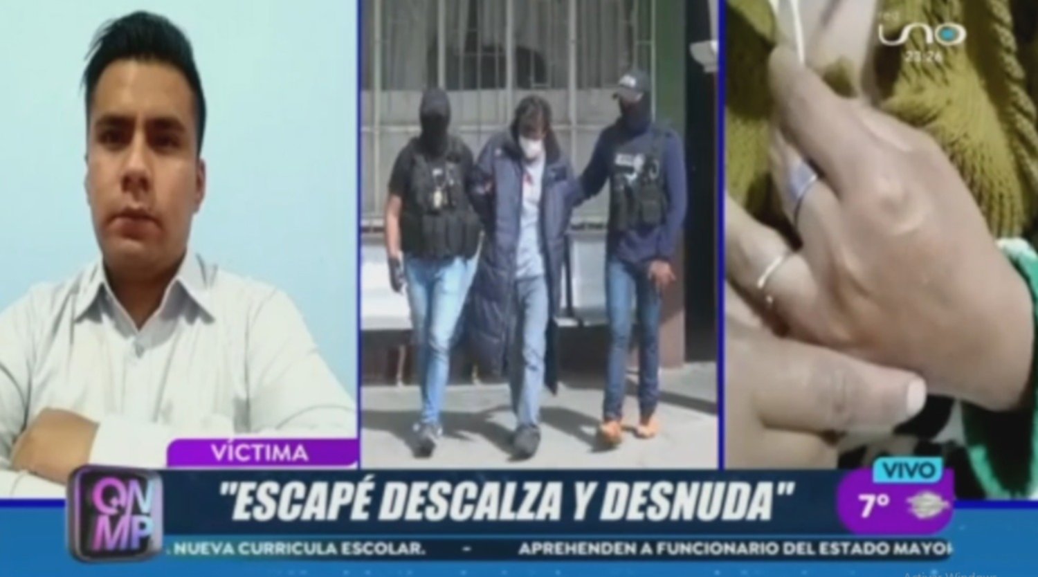 Salí desnuda, para salvar mi vida”, dijo la mujer que fue secuestrada y  violada por su expareja - Red Uno de Bolivia