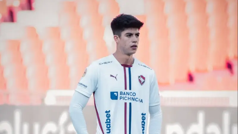 Gabriel Villamil, jugador de Liga de Quito. Gabriel Villamil, jugador de Liga de Quito.