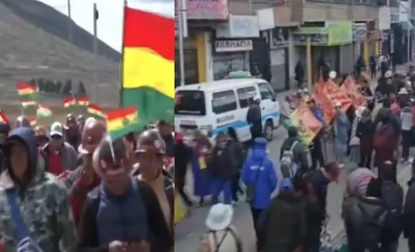 COB movilizada: inicia marcha desde Senkata hacia La Paz contra el DS ...