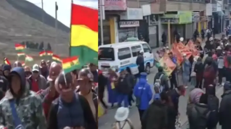 COB movilizada: inicia marcha desde Senkata hacia La Paz contra el DS 5503