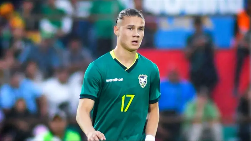 Lucas Macazaga, defensor de la Verde. Foto: Internet. Lucas Macazaga, defensor de la Verde. Foto: Internet.