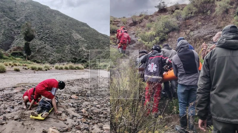 ¡Trágico! Hallan los cuerpos sin vida de dos personas que fueron arrastradas por el río de Rosario en Potosí