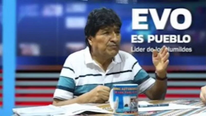 Foto: Evo Morales (captura de video) 