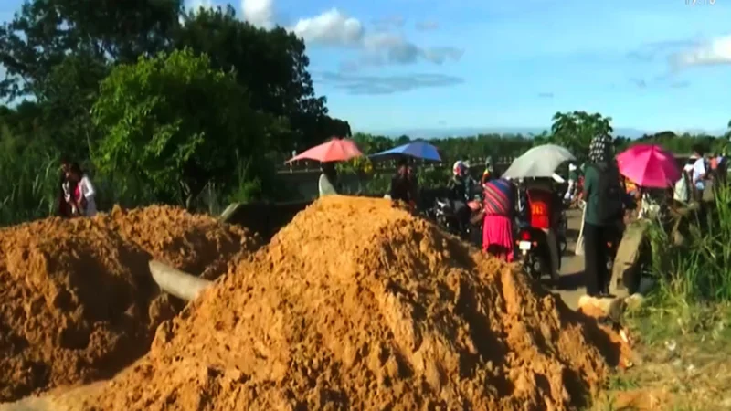 Vías bloqueadas en Santa Cruz: protestas por diésel, salud y proyectos de infraestructura