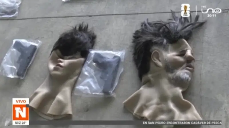 Máscaras hiperrealistas: el hallazgo que sorprendió en operativos por Marset Máscaras hiperrealistas: el hallazgo que sorprendió en operativos por Marset