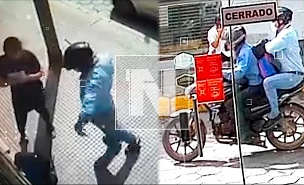 Delincuentes en moto asaltan a una mujer y le arrebatan un bolsón con ...