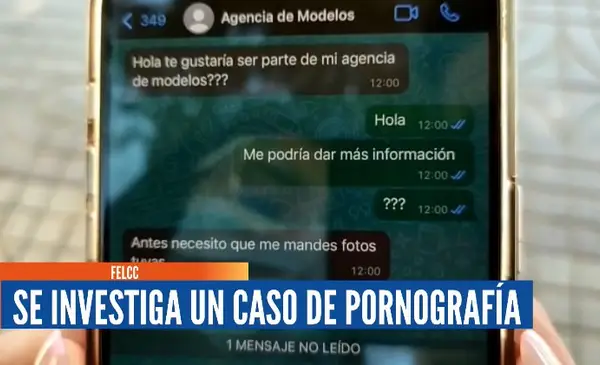 Investigan caso de pornografía mediante una falsa agencia de modelos
