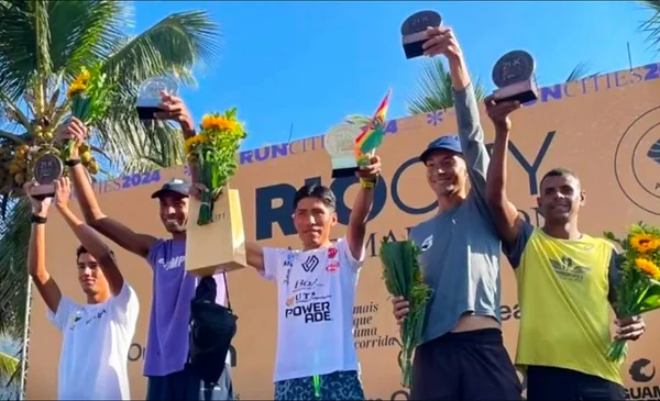 ¡Viva Bolivia! Héctor Garibay gana la Media Maratón de Río de Janeiro ...