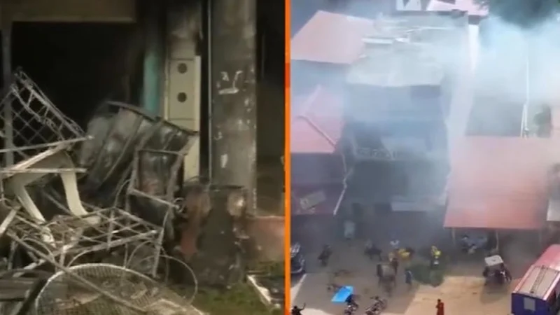 Santa Cruz: voraz incendio consume tres negocios en El Torno