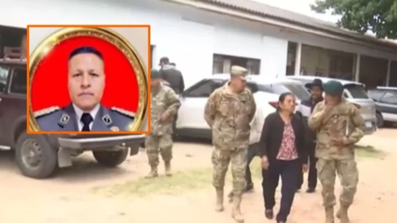 "Estaba ingresando a su casa": Familiares recogen el cuerpo del comandante del Regimiento Manchego