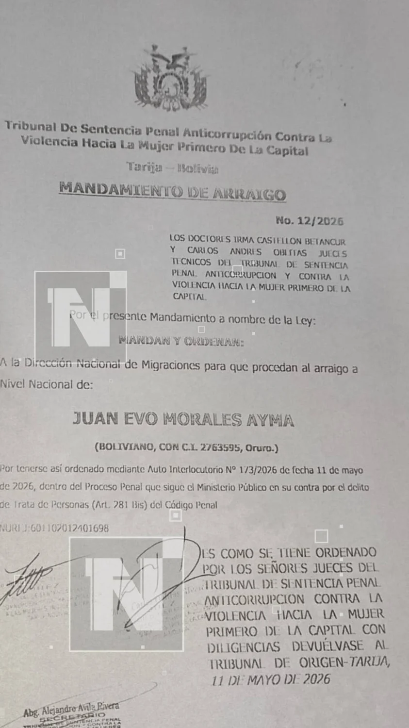 Fiscalía emite orden de aprehensión y arraigo contra Evo Morales – eju.tv