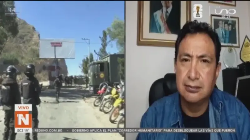 Barral pide procesar a dirigentes y financiadores de los bloqueos. Imagen captura Barral pide procesar a dirigentes y financiadores de los bloqueos. Imagen captura