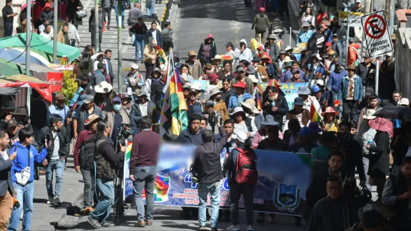 Foto: Conflictos sociales azotan a Bolivia desde hace 21 días. APG. Foto: Conflictos sociales azotan a Bolivia desde hace 21 días. APG.