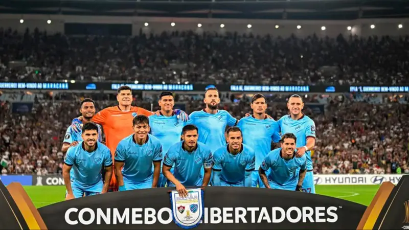 Club Bolívar en el partido contra Fluminense por Copa Libertadores. Foto: redes sociales (Facebook). Club Bolívar en el partido contra Fluminense por Copa Libertadores. Foto: redes sociales (Facebook).