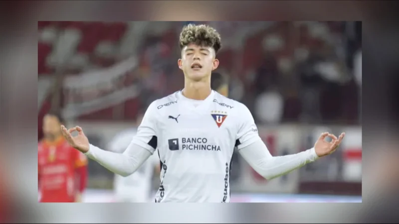Gabriel Villamil, jugador de Liga de Quito de Ecuador. Foto: Internet.