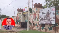 ¿Qué decía el mensaje dejado en la vivienda del coronel Soliz? FOTO: NTV/RED UNO. Montaje CHMF.