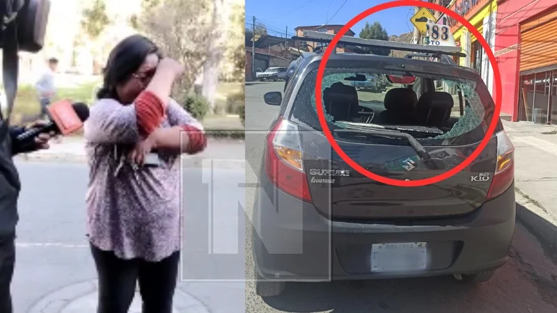 (VIDEO): Mujer denuncia agresiones de choferes de transporte público tras marcha en La Paz