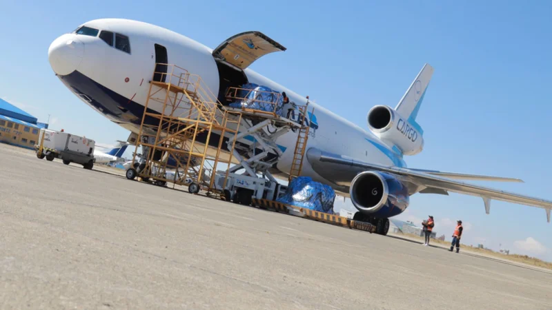 Enviaron 12 toneladas de carne a La Paz vía aérea