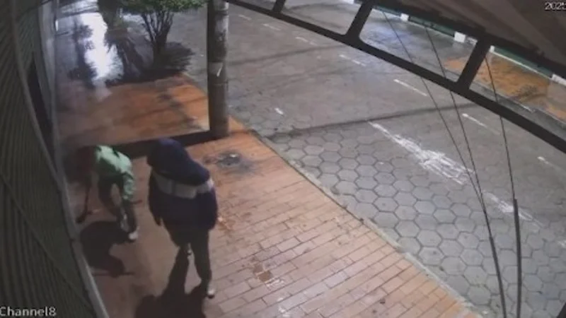 Delincuentes roban Bs 10.000 de una óptica en Santa Cruz tras romper blindex