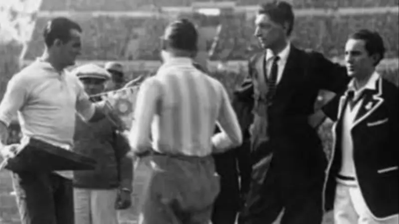 Saucedo hizo historia en el Mundial de 1930. Foto archivo: EFE Saucedo hizo historia en el Mundial de 1930. Foto archivo: EFE