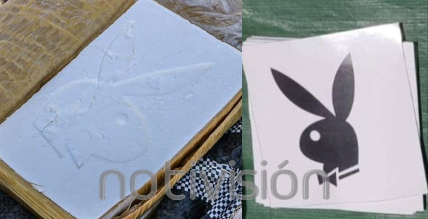 A quién pertenece la droga incautada con el sello del conejito de Playboy?  - Red Uno de Bolivia