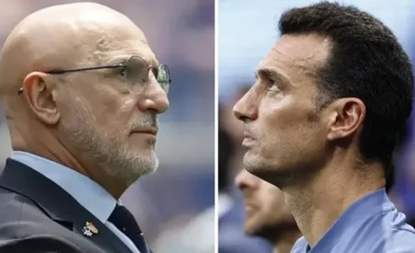 Del aula a la final del Mundial: la amistad que une a Scaloni y Luis de la Fuente