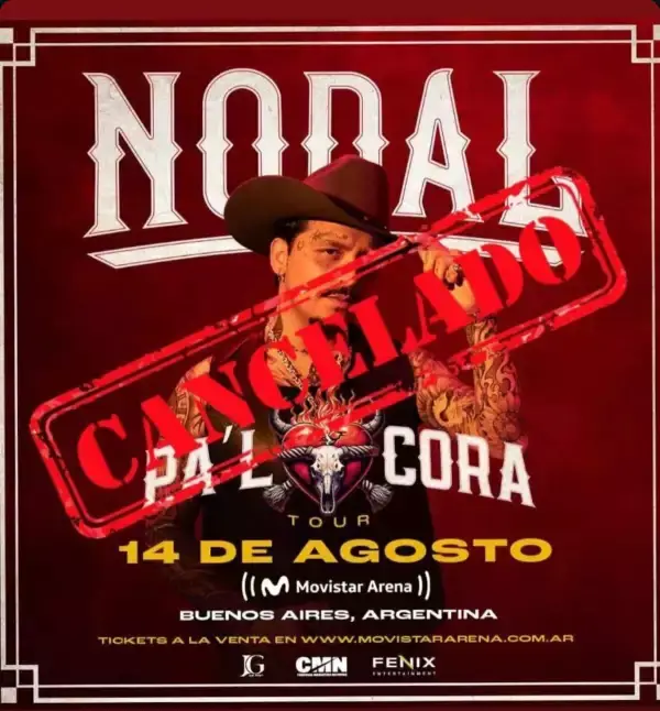 Christian Nodal cancela concierto en Argentina, ¿fue por Cazzu?| Red Uno de  Bolivia