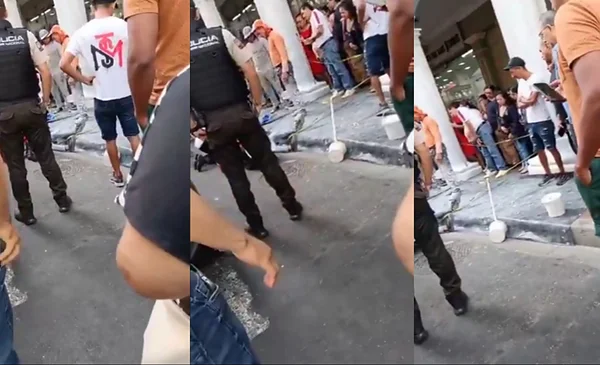 VIDEO: Obrero cae desde gran altura mientras trabajaba en la fachada de ...