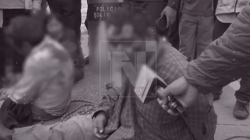 Presunto abigeatista admite robo de ganado en Brecha 4. FOTO: NTV/RED UNO.