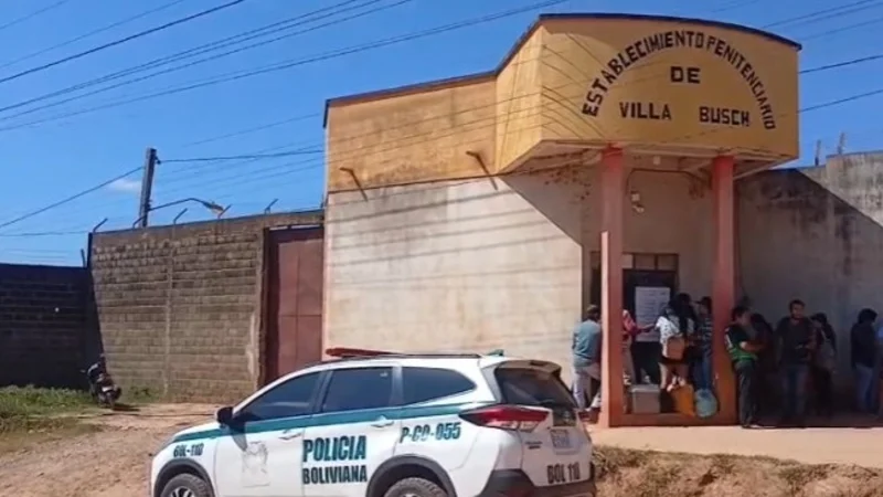 Fachada del penal de Villa Busch, en el departamento de Pando. Foto: RR.SS. Fachada del penal de Villa Busch, en el departamento de Pando. Foto: RR.SS.
