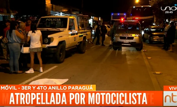Una mujer perdió la vida tras ser atropellada por un motociclista en la ...