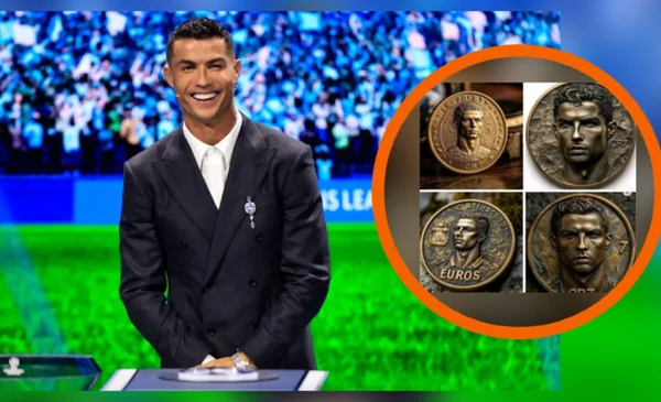 Lenda do futebol! Cristiano Ronaldo imortalizado numa moeda de 7 euros em Portugal