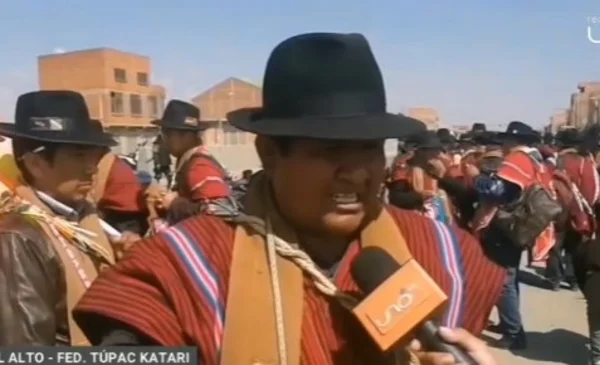 Ponchos Rojos advierten con chicotear a Evo si su marcha perjudica sus ...