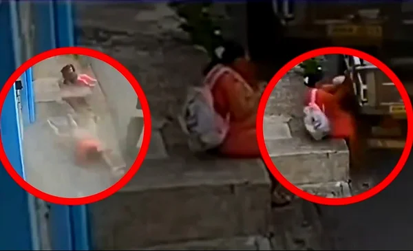 Milagroso escape: Mujer y su hija se salvan de morir atropelladas por ...