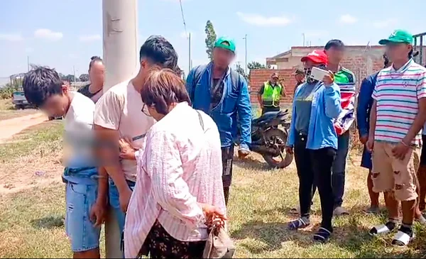 Cansados de los robos, vecinos de La Guardia capturan y amarran a dos ...