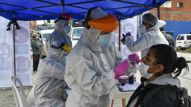 Bolivia reportó el domingo 187 nuevos casos de COVID-19