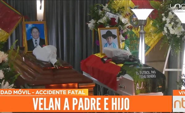 Velan a padre e hijo que murieron en un accidente de tránsito en Warnes ...
