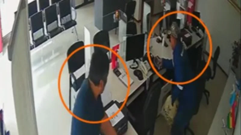  VIDEO: Así fue el intento de atraco a una agencia de viajes en Cochabamba