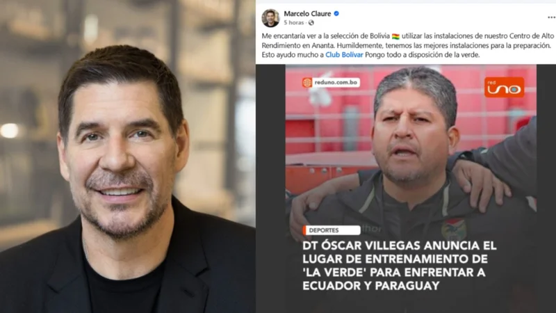 Marcelo Claure reacciona a la publicación de Red Uno. Foto: Internet y Red Uno.