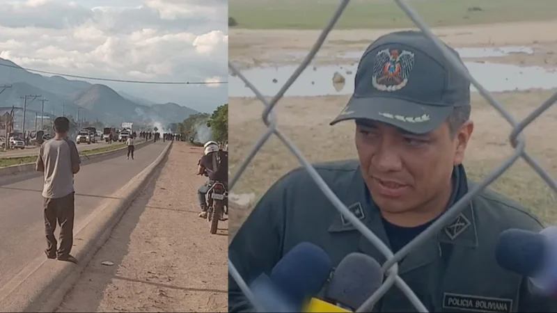 Poblador devolvió armas lanza gases robadas a la Policía en Mairana