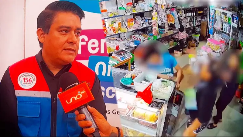 Defensoría analiza ampliar denuncia contra mujer que agredió a menor por daños psicológicos. FOTO: NTV/RED UNO. Composición CHMF.