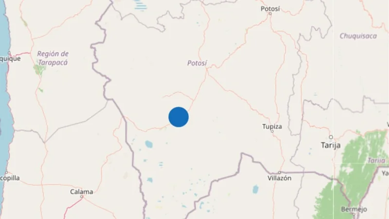 Sismo de magnitud 4,9 sacude Potosí este sábado: esto informó el Observatorio San Calixto