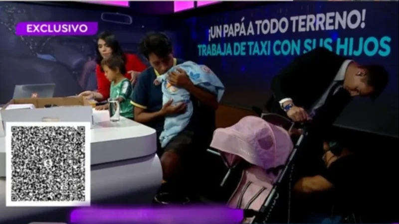 Llega ayuda para Félix, el taxista que trabaja con sus dos hijos